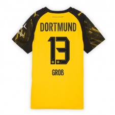 Borussia Dortmund Pascal Gross #13 Hjemmedrakt Kvinner 2025-26 Kortermet